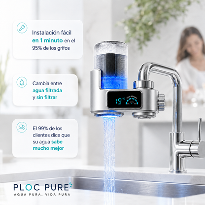 Purificador de agua Ploc Pure Digital